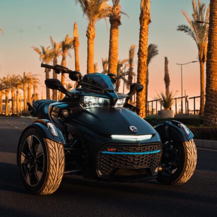 Canam spyder f3s 2022 black and blue
